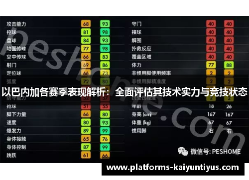 以巴内加各赛季表现解析：全面评估其技术实力与竞技状态
