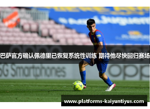 巴萨官方确认佩德里已恢复系统性训练 期待他尽快回归赛场